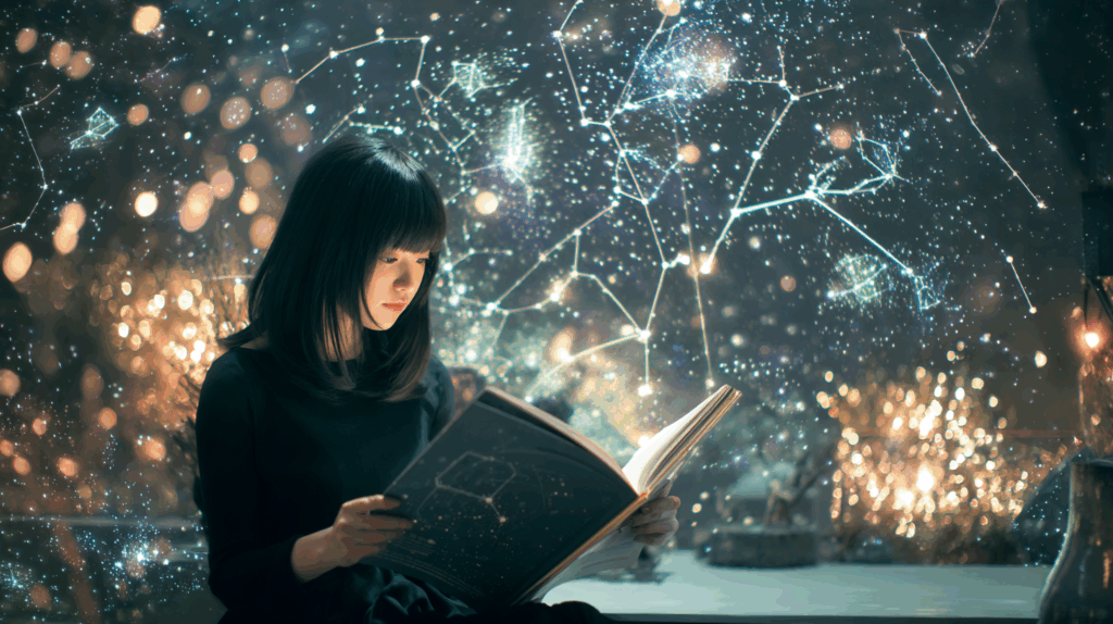 星座のイメージ 本 女性